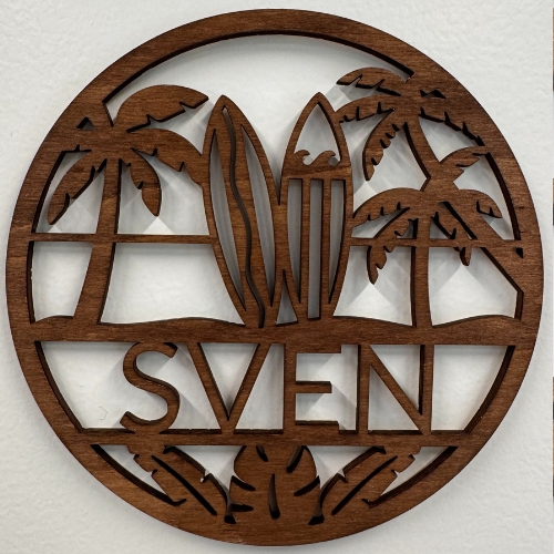 naambordje sven oak