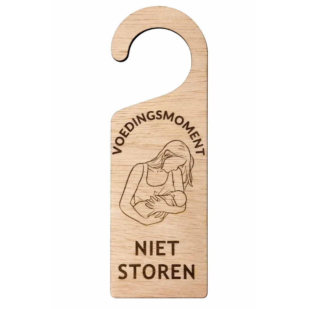 Gepersonaliseerde deurhanger geboorte kraamcadeau