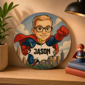 Action hero met eigen naam en gezicht!