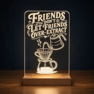 Filterkoffie led lampje - het lampje voor iedere (specialty) filterkoffie fanaat!