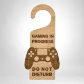 houten deurhanger niet storen | Laserloom